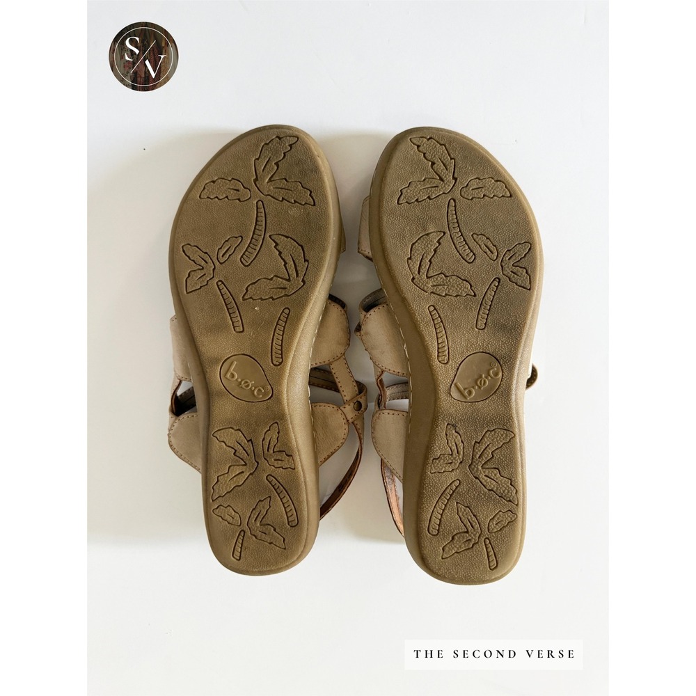 b.o.c. Altheda Strappy Sandal Womens Boho Comfort Slingback Tan Size 8 - Picture 4 of 4